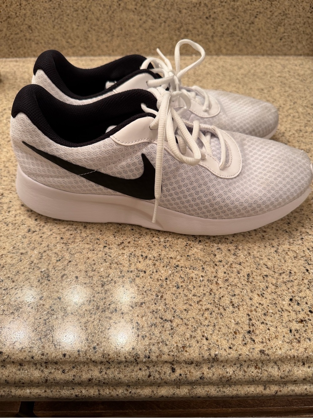 Nike Women’s White and Black Tanjun